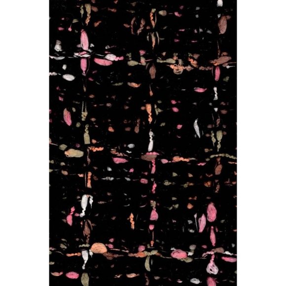 Black Confetti Tweed Knit Open Front Long Cardigan - Picture 10 of 12